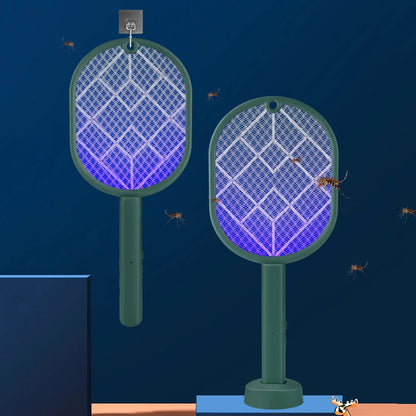 Mosquito Racket 2-in-1 Mosquito Racket Insect Killer USB Charging Protective Net Household Supplies for Home Bedroom Living Room