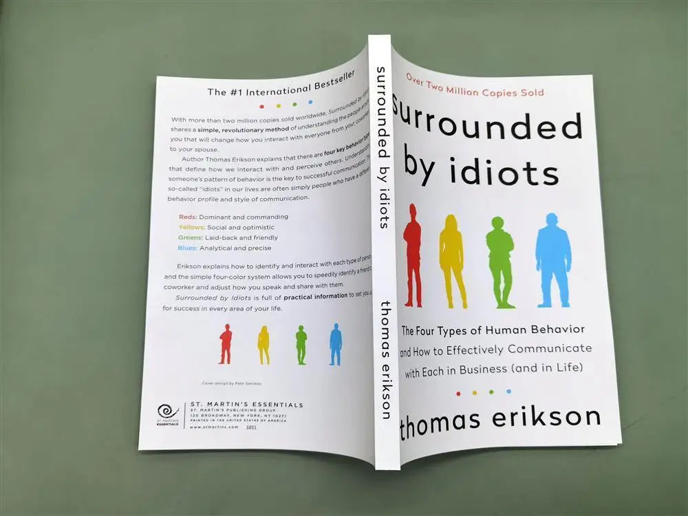 Surrounded By Idiots The Four Types of Human Behavior By Thomas Erikson English Book Bestseller Novel