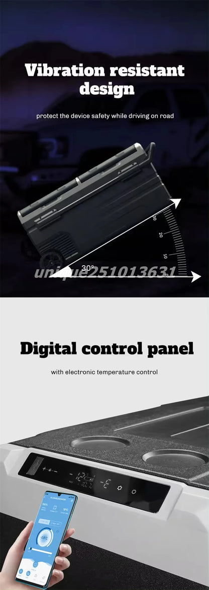 Dual-Purpose Small Refrigerator for Both Car and Home Use 40/50/60l Vehicle Mounted Refrigerators Mini Refrigerator