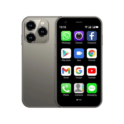 SOYES XS15 Blue 3G Mini Smartphone 3.0" HD Screen 2G RAM 16G ROM Dual SIM Standby Play Store Multiple colors available More Apps