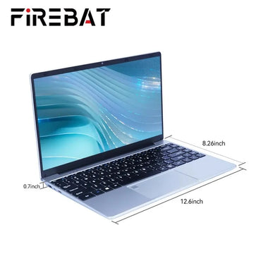 FIREBAT A14 Laptop Intel N5095 14.1 Inch 16GB LPDDR4 RAM 512GB 1TB SSD Lightweight Business Computer Notebook FHD Fingerprint