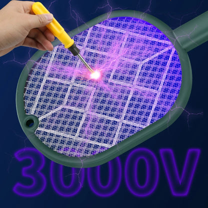 Mosquito Racket 2-in-1 Mosquito Racket Insect Killer USB Charging Protective Net Household Supplies for Home Bedroom Living Room