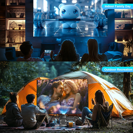 Magcubic HY320 NTV Netflix Officially Licensed Android 13 Projector with 1080P 500ANSI Prime Video YouTube WIFi BT5.2 Portable