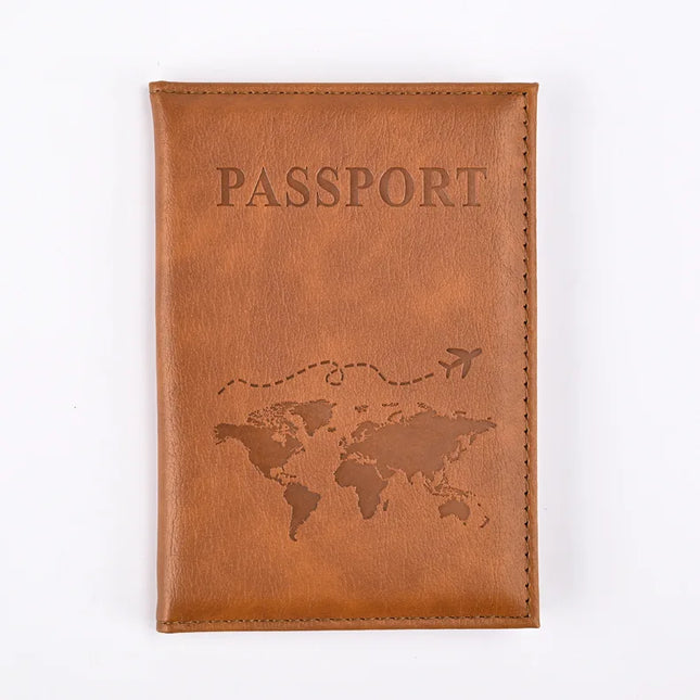 Colorful PU Passport Holder Ticket Passport Covers Travel Passport Protective Cover ID Credit Card Holder Travel Accessories