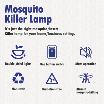 Mosquito Killer Lamp 110V/220V Electric Insect Killer Electric Pest Repellent  UV & LED Lamp Powerful Bug Electric Mosquito Kill