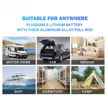 75L Dual Zone Solar Refrigerator Portable Car Freezer Powerful Compressor Quickly Cooler Car Refrigerator