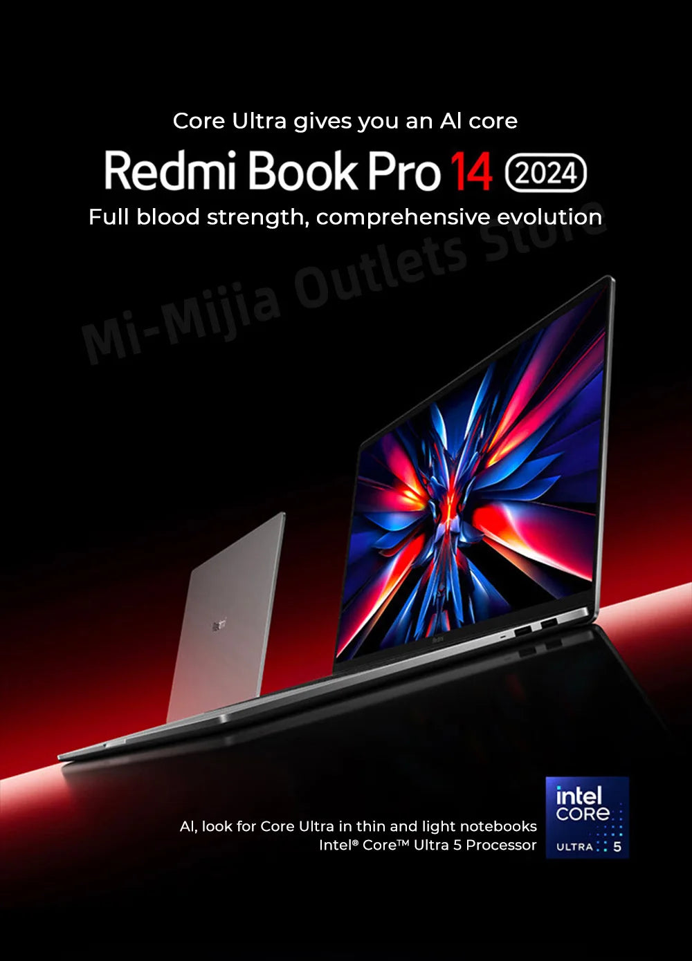 2024 Xiaomi laptop Redmi Book Pro 14  Intel ARC Graphics  Intel Core Ultra5/Ultra7 16G/32G 1TB SSD 14"2.8K 120Hz Screen