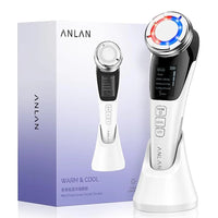 ANLAN EMS Facial Massager Face Lifting Deep Cleaning LED Light Skincare Skin Tighten Hot Cool Compress Skin Care Beauty Device