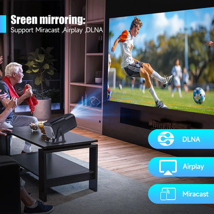 Magcubic HY320 NTV Netflix Officially Licensed Android 13 Projector with 1080P 500ANSI Prime Video YouTube WIFi BT5.2 Portable