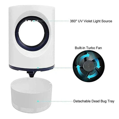 Electric Fly Bug Mosquito, Insect Killer LED Light Trap, USB Insect Killer Anti Fly Repeller, LED Light Trap Control Lamp