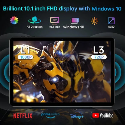Top Sales 4GB RAM 64GB ROM 10.1 Inch 64 Bit Windows 11 Tablet PC with Keyboard AR40 HDMI-Compatible 1920*1200 WIFI x5-Z8350