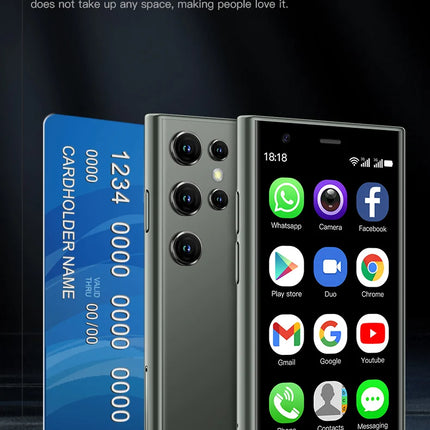 SOYES S23 Pro Mini Smartphones Android 8.1 Dual SIM 3.0'' HD 1000mAh Battery WIFI Bluetooth 3G Small Mobile Phone