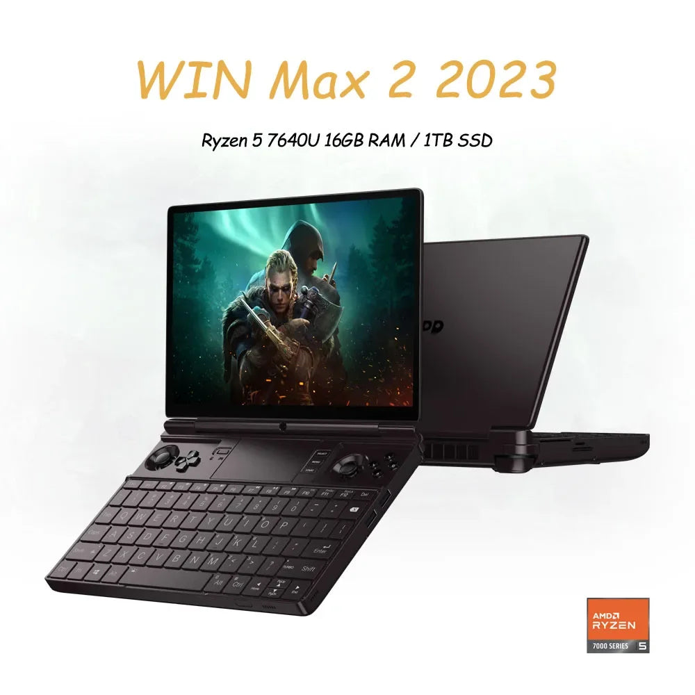 GPD WIN Max 2 2024 10.1 Inch AMD Ryzen 8840U/7640U Windows11 Gaming PC Laptop Notebook Portable Game Computer 64GB RAM 2TB Nvme