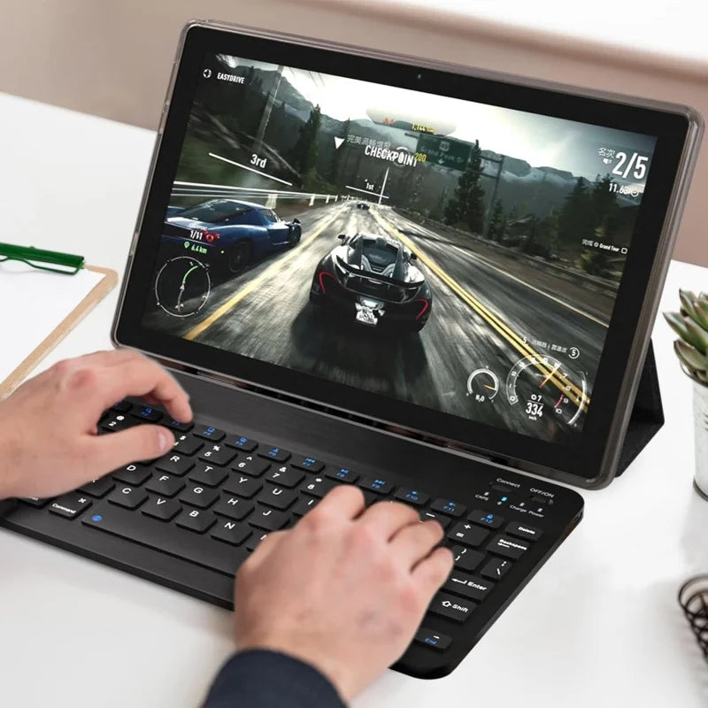 Top Sales 4GB RAM 64GB ROM 10.1 Inch 64 Bit Windows 11 Tablet PC with Keyboard AR40 HDMI-Compatible 1920*1200 WIFI x5-Z8350