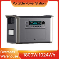 Portable Power Station with UPS Function 1800W 1024Wh Home Emergency Power Supply 220V LiFePo4 Battery Free Shipping