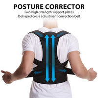 Back Posture Corrector Adult Back Support Shoulder Lumbar Brace Health Care Support Corset Back Belt