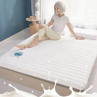 Mattress Topper  Knitted Cotton Soft Foam Tatami Mattresses Intercalated Latex Thickened Sponge Cushion Folding Mattresses Mat