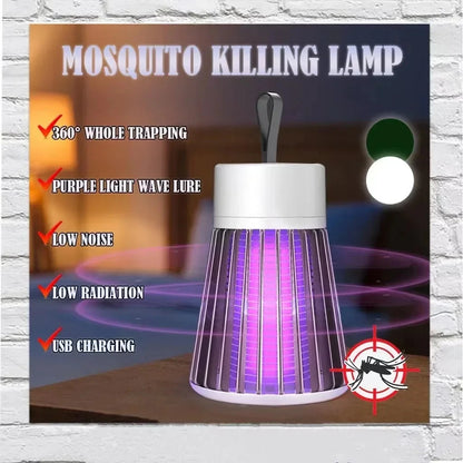 Electric Shock Mosquito Repellent Lamp Home USB Charging Mosquito Repellent Camping Lamp Can be Hung in Living Room and Bedroom
