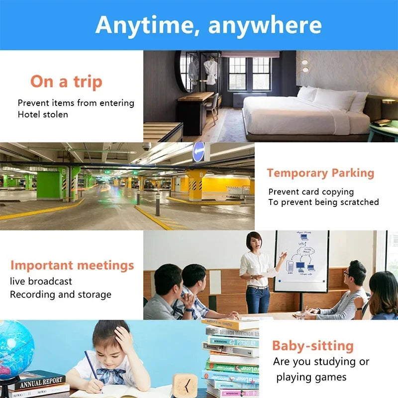 Indoor Safety Security Surveillance Night Vision Camera IP Camera Recorder HD 1080P Mini Camera Wireless WiFi Baby Monitor