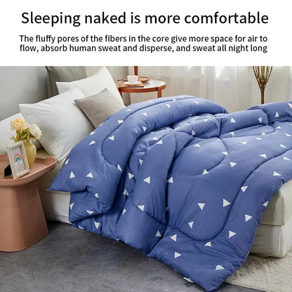 Thickened Spring Warm Autumn Quilt Warm Bedding in Autumn and Winter The Four Seasons Polyester Fibre Quilt