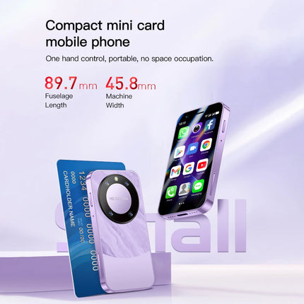 SOYES F8 Pro Max Mini Android8.1 Smartphone 3.0 Inch Display 1GB RAM 16GB ROM Dual SIM Standby Play Store 3G Network Small Phone