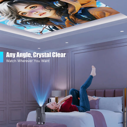 Magcubic HY320 NTV Netflix Officially Licensed Android 13 Projector with 1080P 500ANSI Prime Video YouTube WIFi BT5.2 Portable