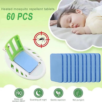 30/60/90pcs Mosquito Repeller USB Mosquito Killer Insect Bite Mat Tablet Replace Scented Pad Home Bedroom Electric Incense