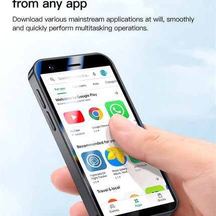 SOYES F8 Pro Max Mini Android8.1 Smartphone 3.0 Inch Display 1GB RAM 16GB ROM Dual SIM Standby Play Store 3G Network Small Phone