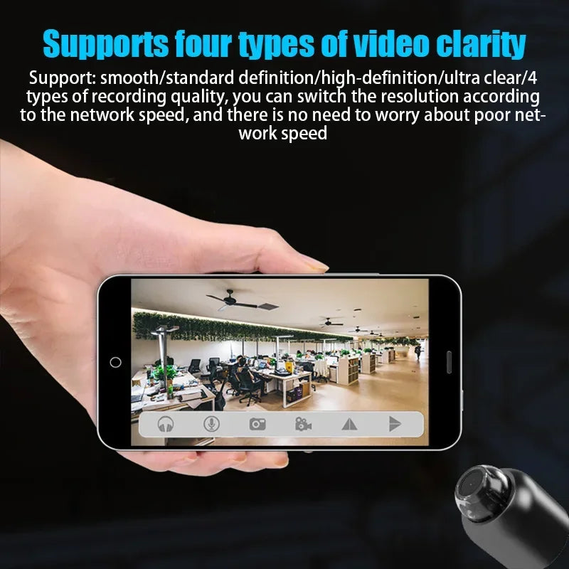 Indoor Safety Security Surveillance Night Vision Camera IP Camera Recorder HD 1080P Mini Camera Wireless WiFi Baby Monitor