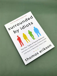 Surrounded By Idiots The Four Types of Human Behavior By Thomas Erikson English Book Bestseller Novel