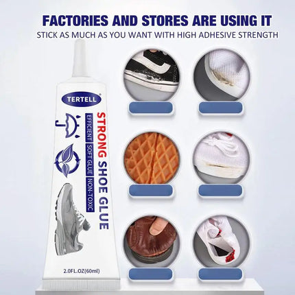 60ml Strong Shoe-Repairing Adhesive Professional Waterproof Shoe Factory Special Leather Shoe Repair Glue Household Repair