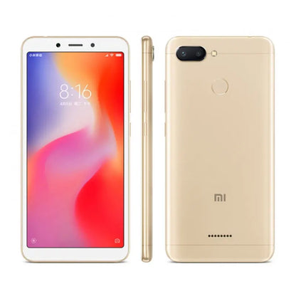 Xiaomi Redmi 6 Smartphone  googleplay Mobile Phone 5.45" Full Screen AI Face ing used phone