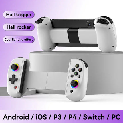 BSP D8 PRO RGB Tablet Controller Wireless Handle For Switch Game Bluetooth Stretching Joystick For P3 P4 Android IOS Gamepad