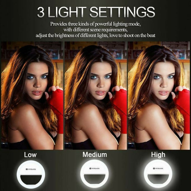 Selfie Light Clip On LED Ring Flash Camera For Smart phones