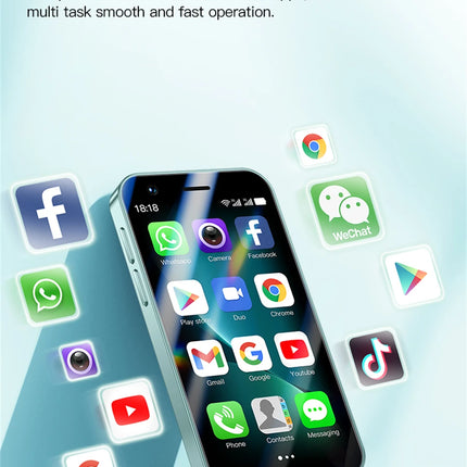 SOYES F8 Pro Max Mini Android8.1 Smartphone 3.0 Inch Display 1GB RAM 16GB ROM Dual SIM Standby Play Store 3G Network Small Phone