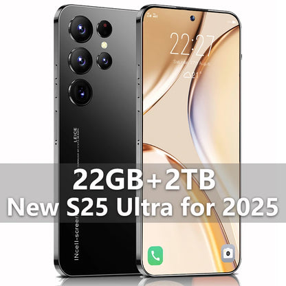 S25 Ultra New smartphone 5G 7.3-inch high-definition Android 14 Snapdragon 8gen3 10core dual SIM phone 7800mAh unlocking phone