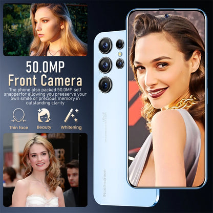 S25 Ultra New smartphone 5G 7.3-inch high-definition Android 14 Snapdragon 8gen3 10core dual SIM phone 7800mAh unlocking phone