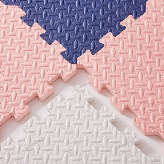 12Pcs EVA Foam Play Mat Carpets for Living Room Decoration for Baby Interlocking Foam Tile Puzzle Exercise Bedroom Decor Mat