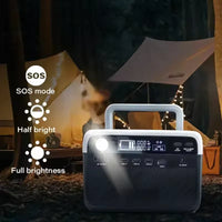 Portable Solar Power Station 300W LiFePO4 Lithium Iron Phosphate Battery 200WH Outdoor Camping