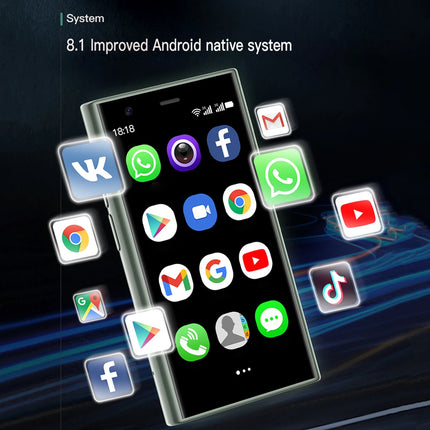 SOYES S23 Pro 3.0" Android8.1 Mini Smartphone 2GB RAM 16GB ROM Dual SIM Standby 1000mAh 3G Network Compact Mobile Phone