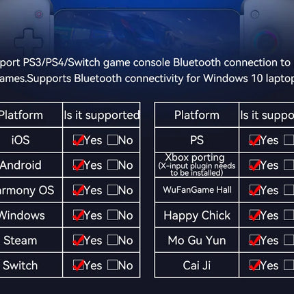 BSP D8 PRO RGB Tablet Controller Wireless Handle For Switch Game Bluetooth Stretching Joystick For P3 P4 Android IOS Gamepad