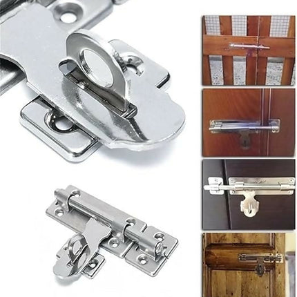 Youmei 8" Stainless Steel Barrel Bolt Latch Hasp Kit