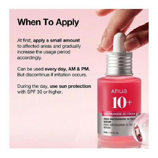 Anua Niacinamide 10% + TXA 4% Dark Spot Correcting Serum