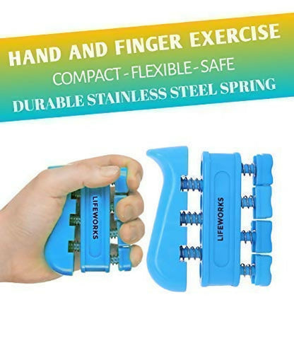 Finger Exerciser and Hand Grip Strengthener