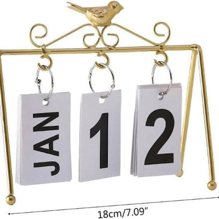 Flip Desk Calendar with Large Display, Daily Office Desk Calendar, Calendar to Manage Busy Schedules