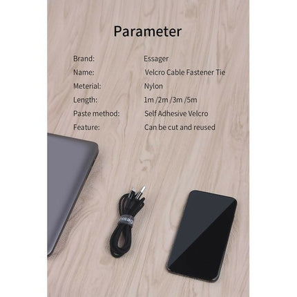 Essager Cable Organizer Wire Winder Clip