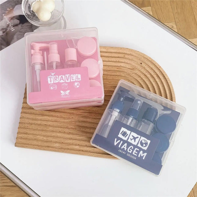 Cosmetics Storage Set, Portable Empty Refillable Bottles, Body Wash Lotion Container, Refillable Cosmetic Containers