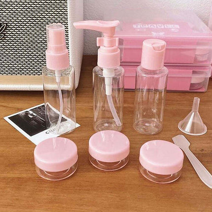 Cosmetics Storage Set, Portable Empty Refillable Bottles, Body Wash Lotion Container, Refillable Cosmetic Containers
