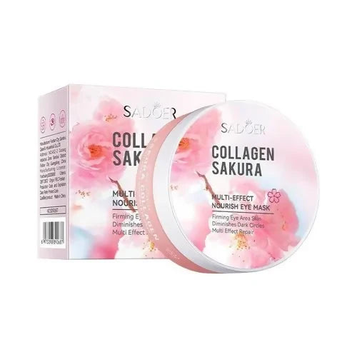 SADOER Collagen Sakura Multi-Effect Nourishing Eye Masks 80g (60PCS/30pairs)