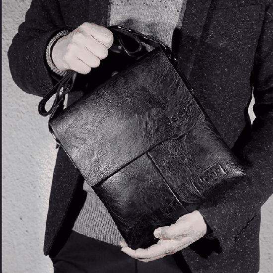 Men's 2-in-1 Wallet Shoulder Bag Crossbody Sling Travel Carry On